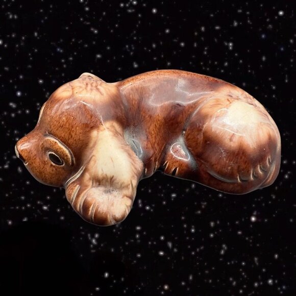 Vintage 1940's Lichten Ware Boston Figurine Dog Amanda Hand Made Pottery Figure - Picture 11 of 12